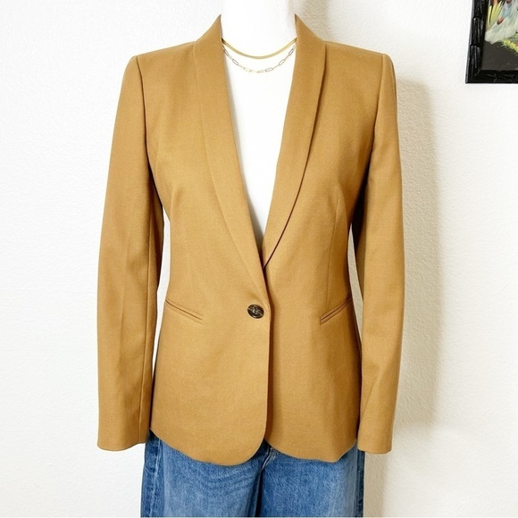 J.Crew Camel Parke Blazer Size 2 - Picture 2 of 8